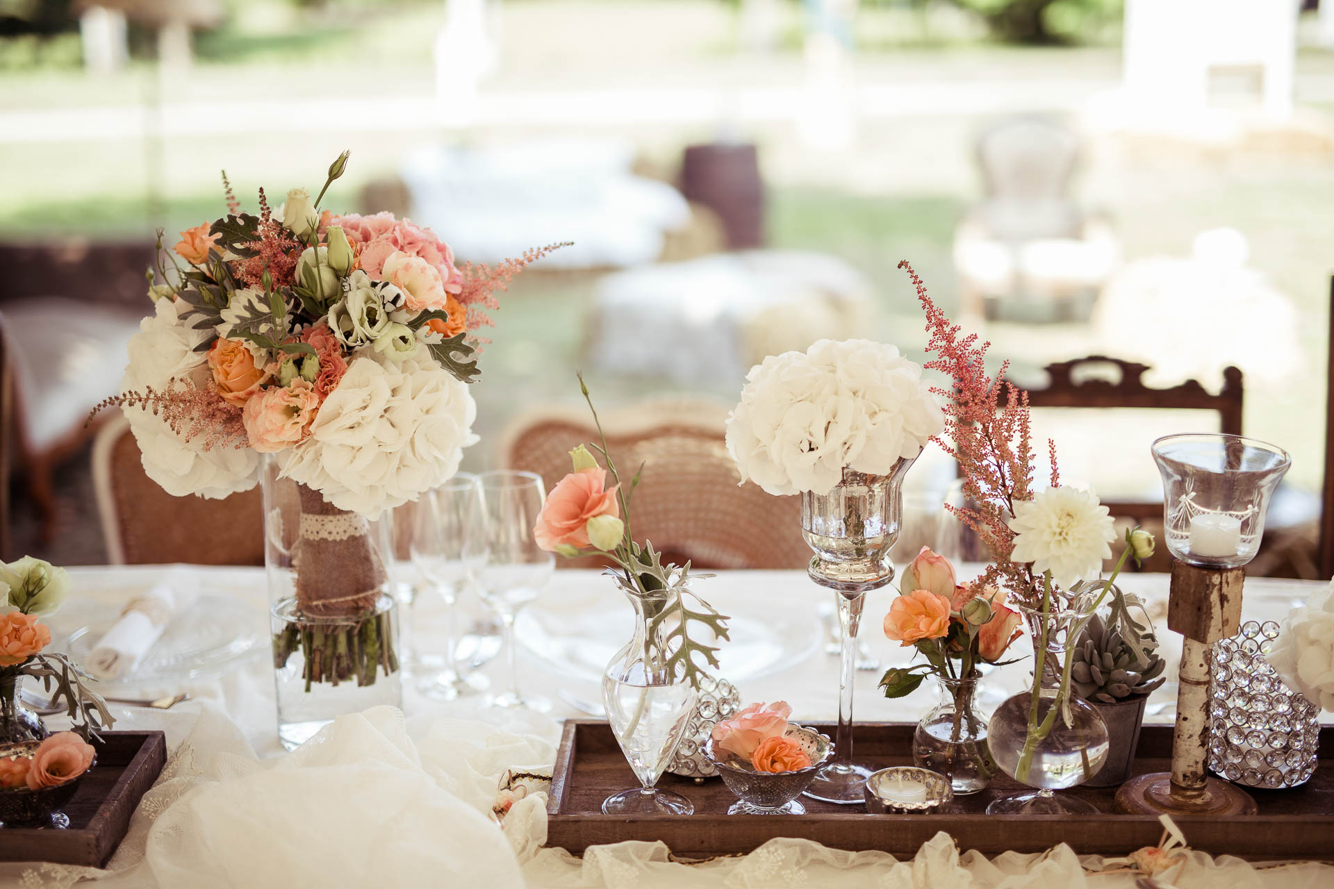 Country Hochzeit auf dem Akademie Schloss Rotenfels mit Hochzeitsdekoration von AriSi, Member of Blackforest Wedding Crew.